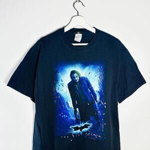 2008 Official THE DARK KNIGHT Heath Ledger Joker T-Shirt